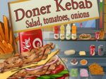 Döner Kavrulmuş: Salata Domates Soğan
