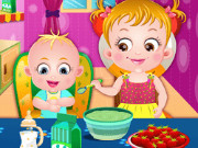 Bebek Hazel kardeş bakımı